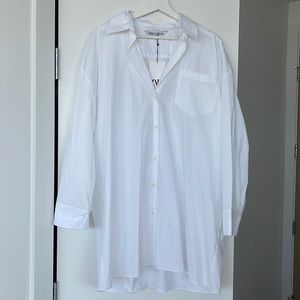 Button up dress shirt dress